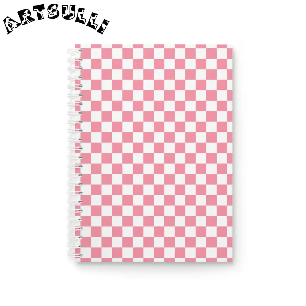 Brigandine Checkered Scene Spiral Notebook, Artsulli - Art is Long, Life is Short, Paper products, Size, One Size, , , , , 21377396834286702095