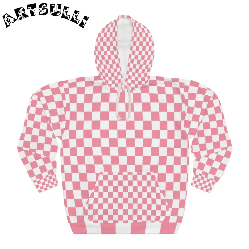 Brigandine Checkered Scene Unisex Pullover Hoodie (AOP), Artsulli - Art is Long, Life is Short, All Over Prints, Size, XS, , , , , 14841555279388775352