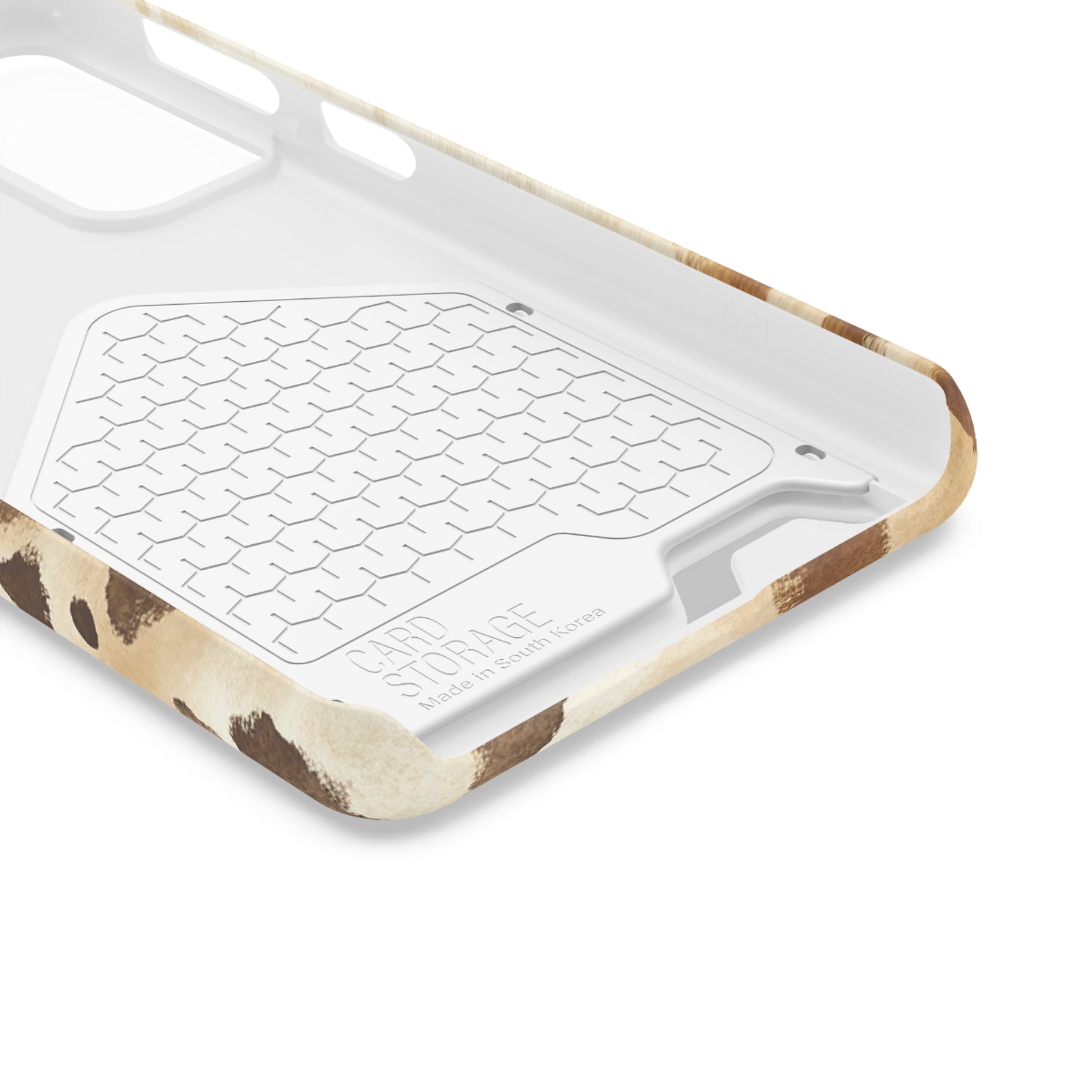 Brown and Beige Watercolor Cardholder Case, Artsulli - Art is Long, Life is Short, Phone Case, , , , , , , 