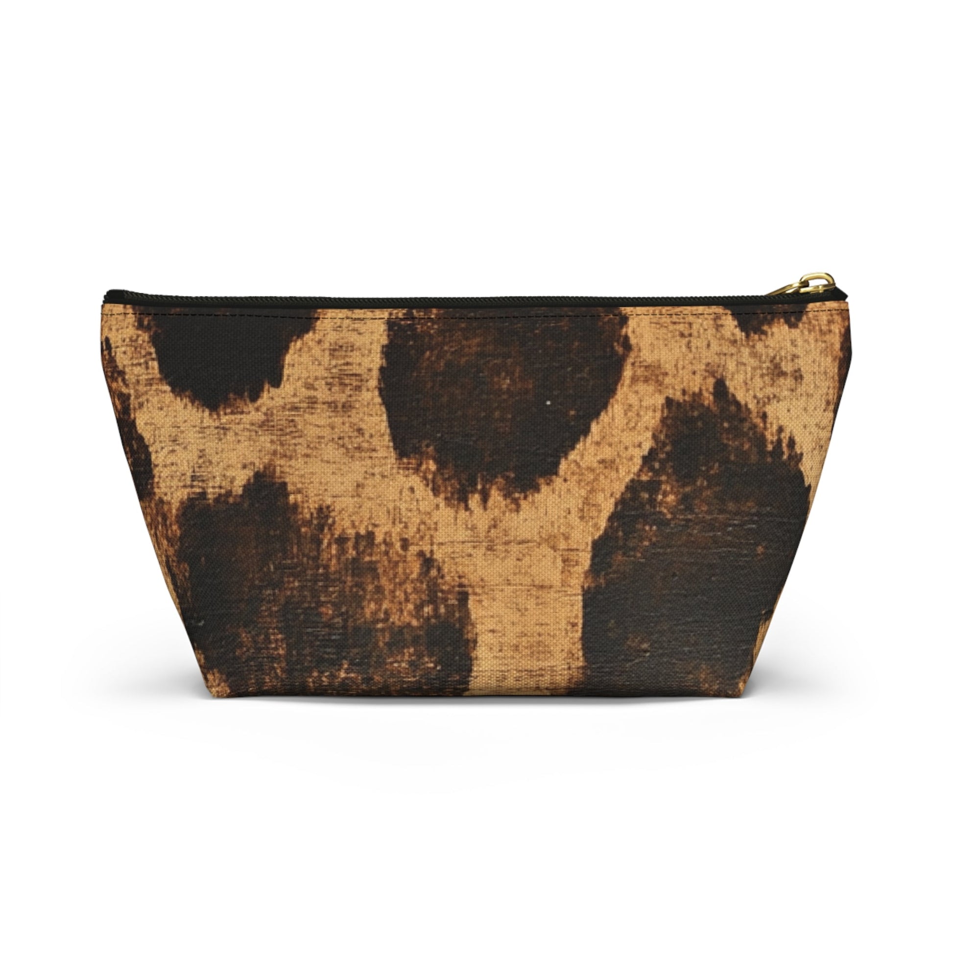 Brown Animal Print Makeup Bag, Artsulli - Art is Long, Life is Short, Bags, , , , , , , 