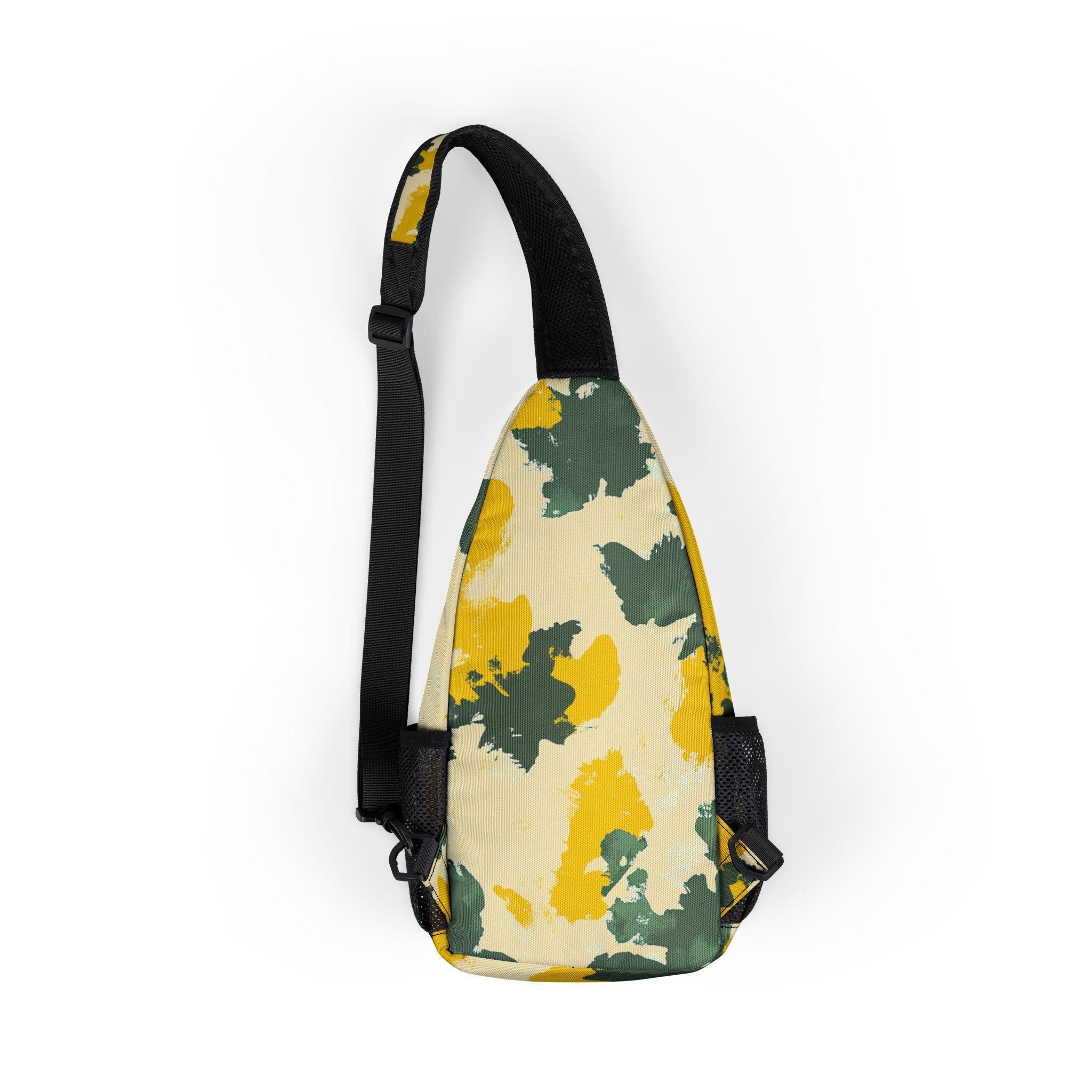 Brushstroke Camouflage Nylon Chest Bag, Artsulli - Art is Long, Life is Short, Bags, , , , , , , 