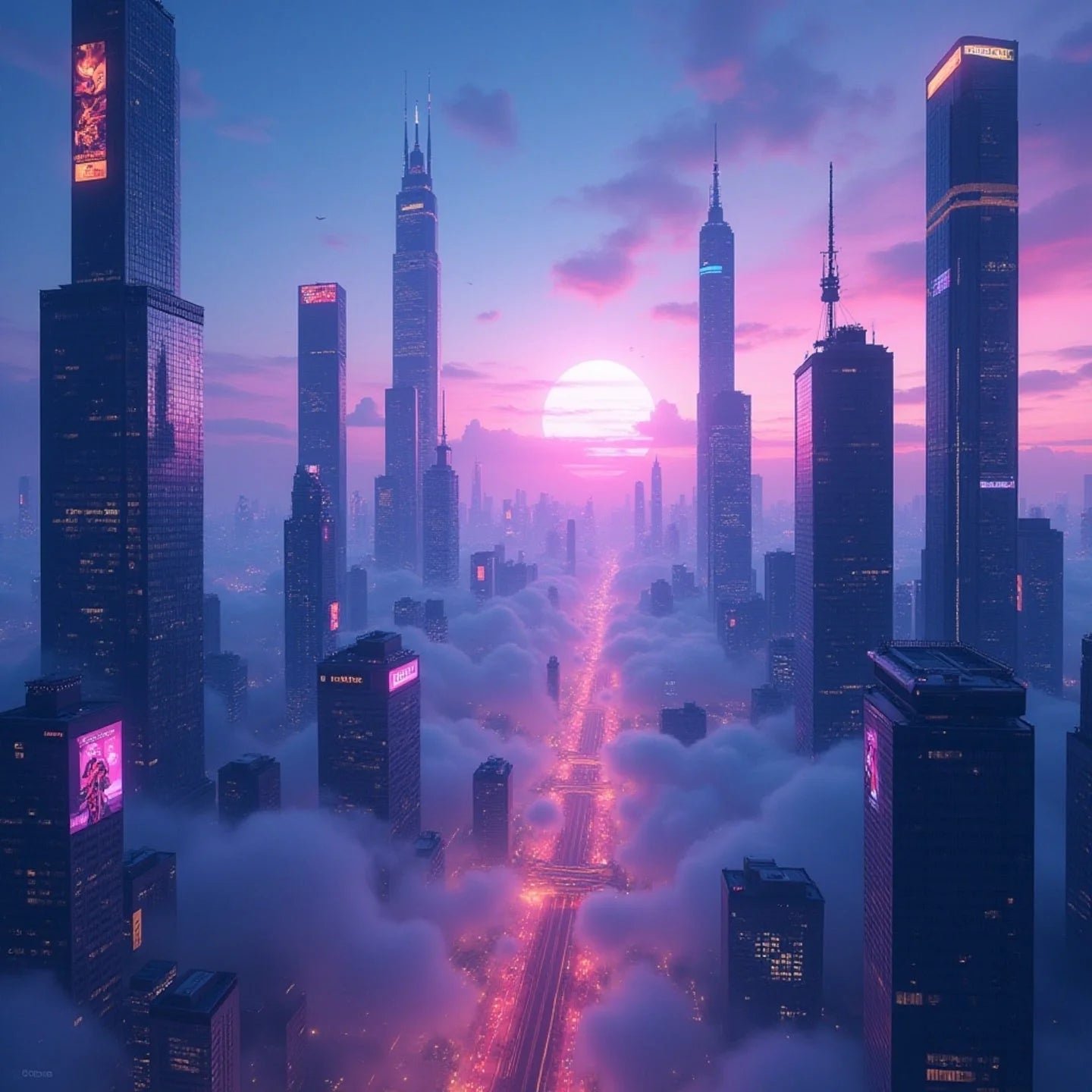 Buy The Best futuristic city skyscrapers bathed glow By Artsulli x Color Printify - Burning Orange Trap Type Beat - 2025