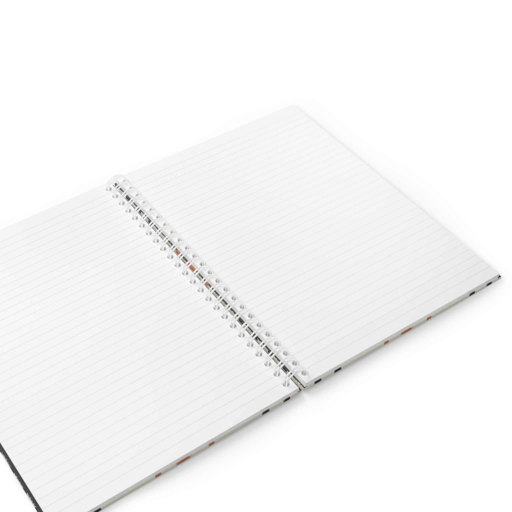JAKKOUTTHEBXX Burnt Orange Plaid Wide-Ruled Spiral Notebook 2025