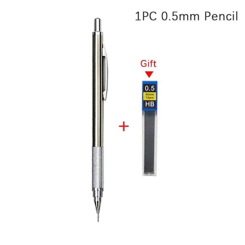 Buy The Best By Artsulli - Art is Long Life Short - 0.3 0.5 0.7 0.9 1.3 2.0mm Mechanical Pencil Set Full Metal Drawing Painting Automatic