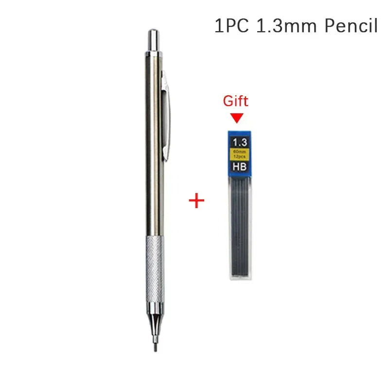Buy The Best By Artsulli - Art is Long Life Short - 0.3 0.5 0.7 0.9 1.3 2.0mm Mechanical Pencil Set Full Metal Drawing Painting Automatic