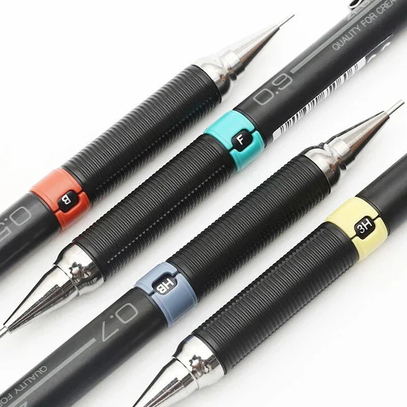 Buy The Best By Artsulli - Art is Long Life Short - 0.3/0.5/0.7/0.9mm Mechanical Pencil with Lead Rods Set for School Writing Drawing