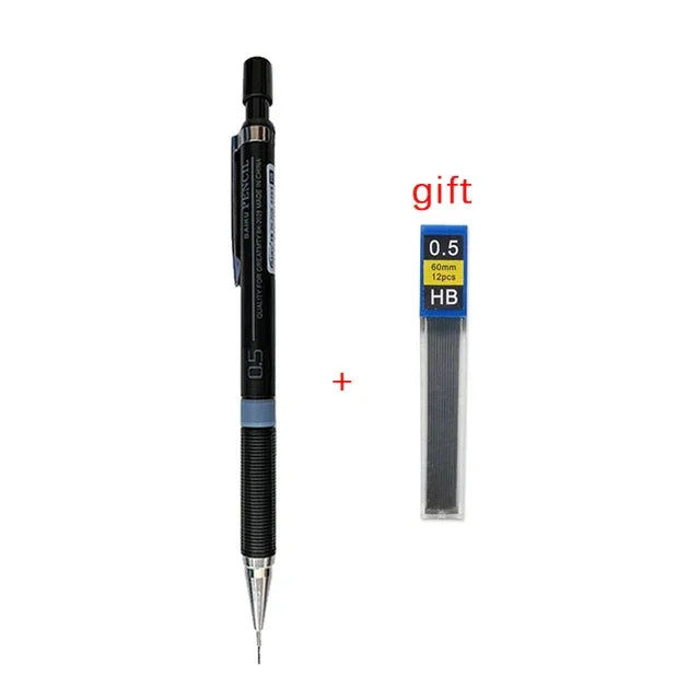 Buy The Best By Artsulli - Art is Long Life Short - 0.3/0.5/0.7/0.9mm Mechanical Pencil with Lead Rods Set for School Writing Drawing
