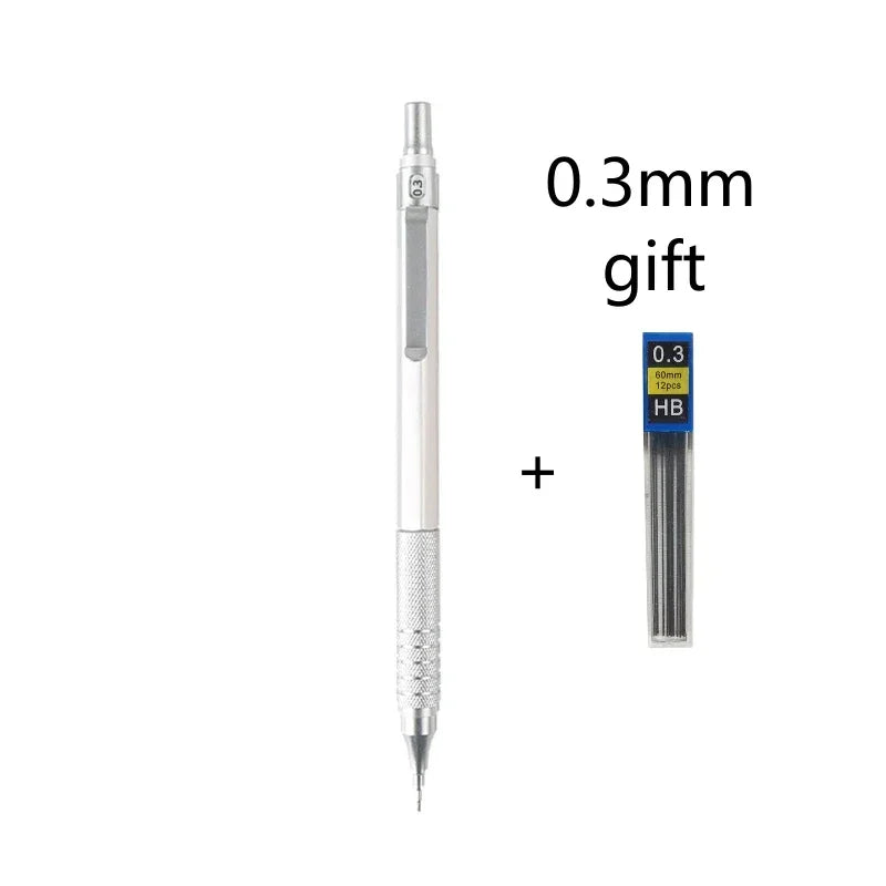 Buy The Best By Artsulli - Art is Long Life Short - 0.3/0.5/0.7/2.0mm Mechanical Pencil Low Center of Gravity Metal Drawing Special Office