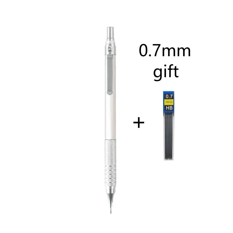 Buy The Best By Artsulli - Art is Long Life Short - 0.3/0.5/0.7/2.0mm Mechanical Pencil Low Center of Gravity Metal Drawing Special Office