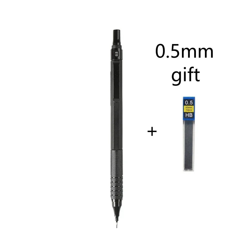 Buy The Best By Artsulli - Art is Long Life Short - 0.3/0.5/0.7/2.0mm Mechanical Pencil Low Center of Gravity Metal Drawing Special Office