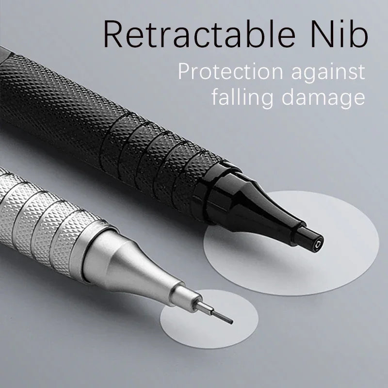 Buy The Best By Artsulli - Art is Long Life Short - 0.3/0.5/0.7/2.0mm Mechanical Pencil Low Center of Gravity Metal Drawing Special Office