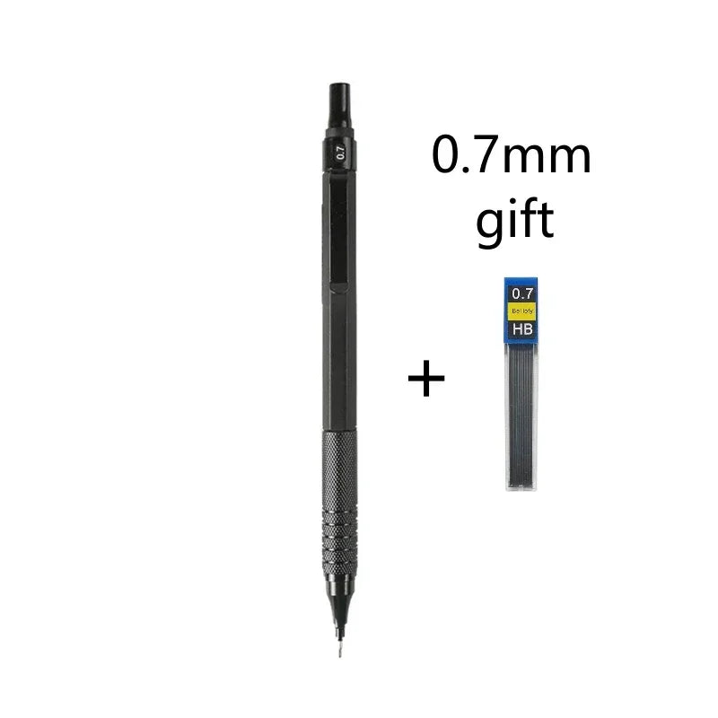 Buy The Best By Artsulli - Art is Long Life Short - 0.3/0.5/0.7/2.0mm Mechanical Pencil Low Center of Gravity Metal Drawing Special Office