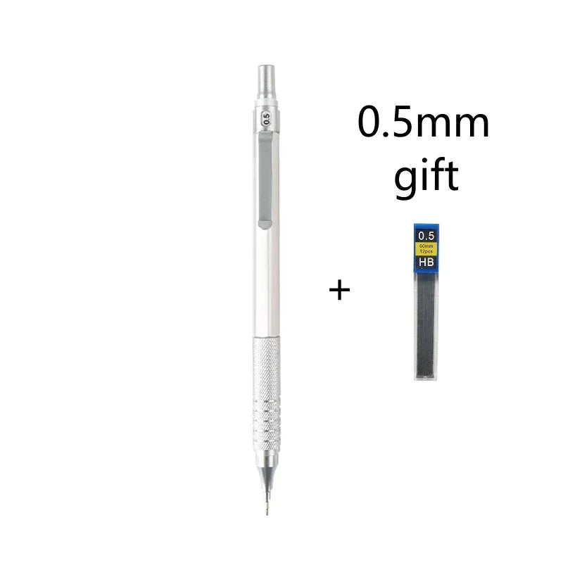 Buy The Best By Artsulli - Art is Long Life Short - 0.3/0.5/0.7/2.0mm Mechanical Pencil Low Center of Gravity Metal Drawing Special Office