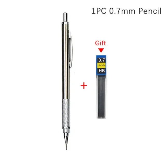 Buy The Best By Artsulli - Art is Long Life Short - 0.5 0.7 0.9 1.3 2.0mm Mechanical Pencil Set Full Metal Drawing Painting Automatic