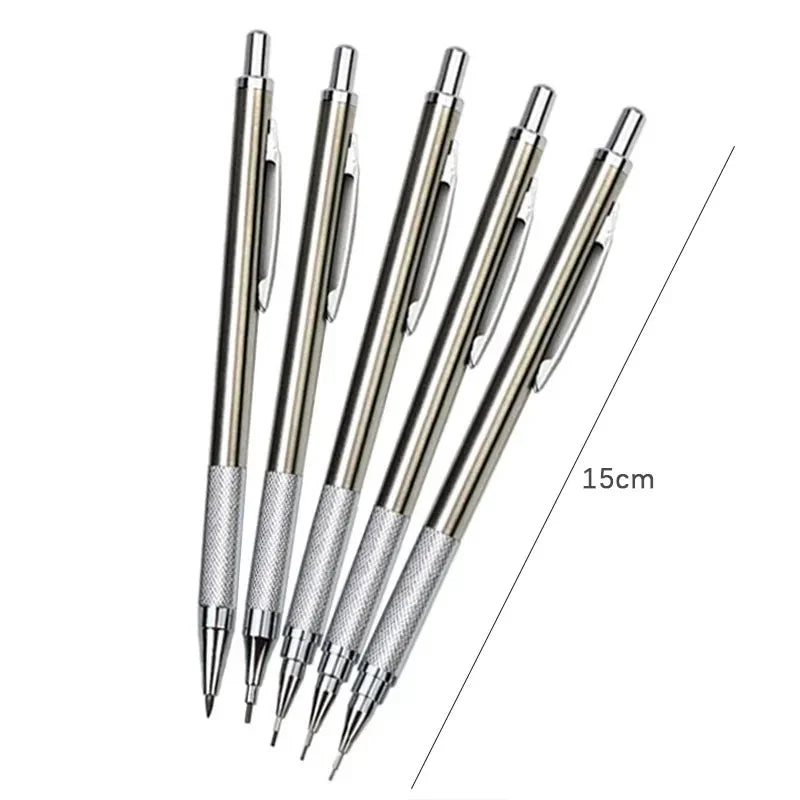 Buy The Best By Artsulli - Art is Long Life Short - 0.5 0.7 0.9 1.3 2.0mm Mechanical Pencil Set Full Metal Drawing Painting Automatic