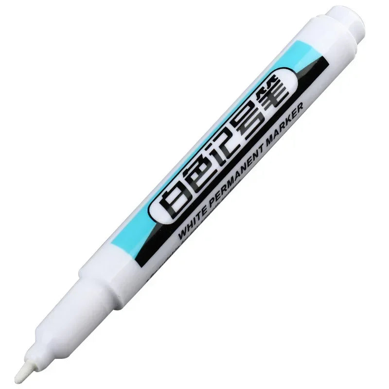 Buy The Best By Artsulli - Art is Long Life Short - 0.7/1.0/2.5MM White Marker Pens Oily Waterproof Permanent Paint Markers For Wood