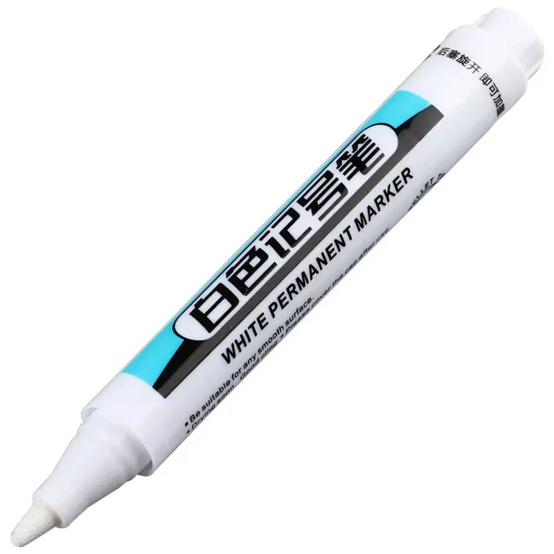 Buy The Best By Artsulli - Art is Long Life Short - 0.7/1.0/2.5MM White Marker Pens Oily Waterproof Permanent Paint Markers For Wood