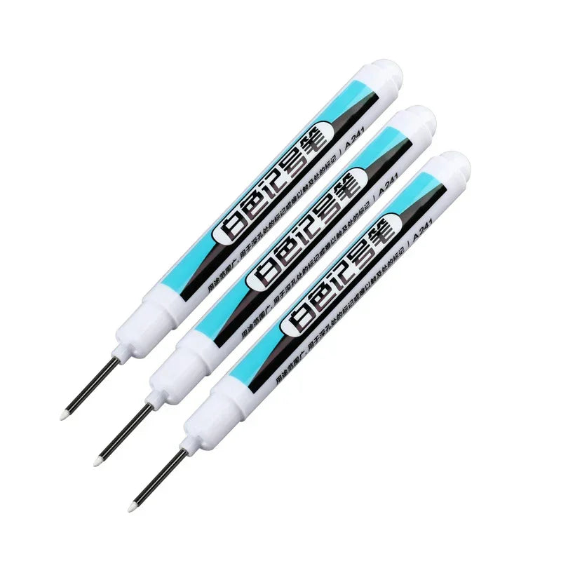 Buy The Best By Artsulli - Art is Long Life Short - 0.7/1.0/2.5MM White Permanent Marker Pens 1/3Pcs Paint Markers For Wood Rock Plastic