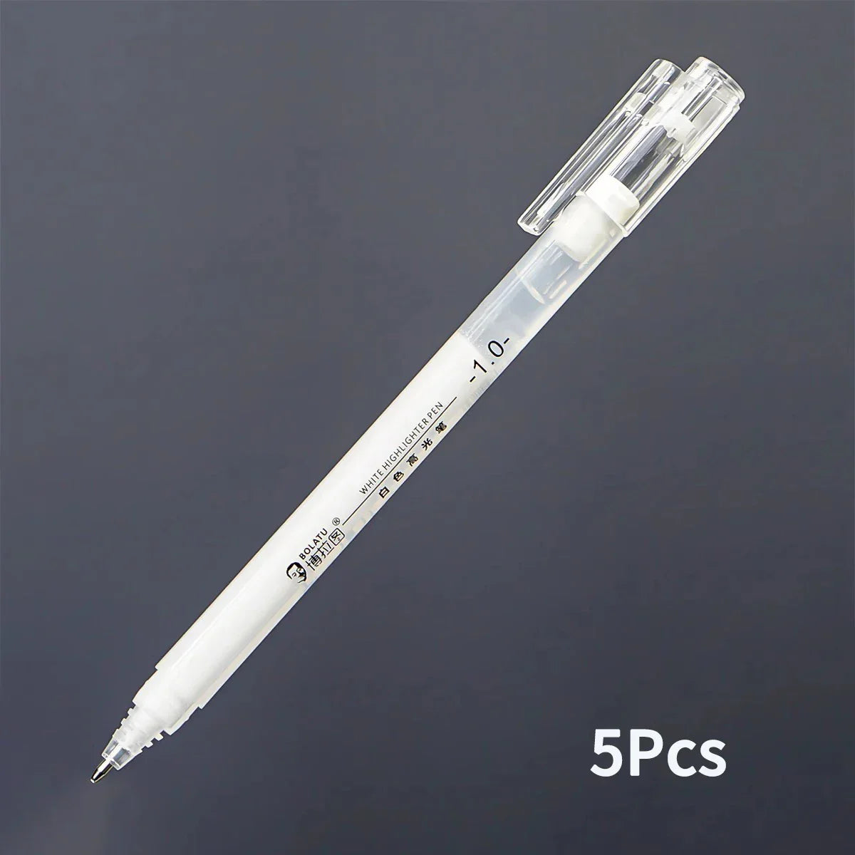 Buy The Best By Artsulli - Art is Long Life Short - 1.0mm White Ink Gel Pen Highlight Marker 3/5Pcs Fine Tip for Student Stationery Drawing