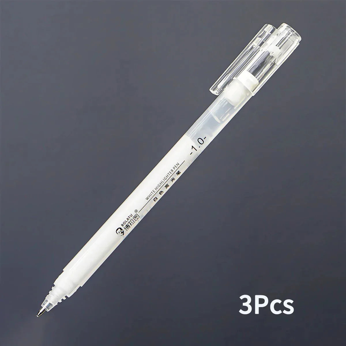 Buy The Best By Artsulli - Art is Long Life Short - 1.0mm White Ink Gel Pen Highlight Marker 3/5Pcs Fine Tip for Student Stationery Drawing