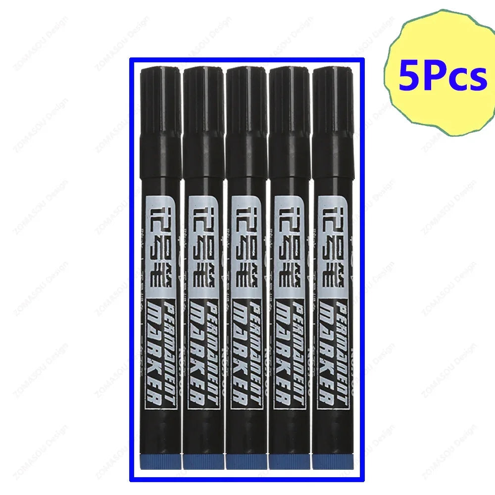 Buy The Best By Artsulli - Art is Long Life Short - 1-100Pcs Waterproof Oil-based Marker Pen Quick Dry Black Blue Red Ink Permanent