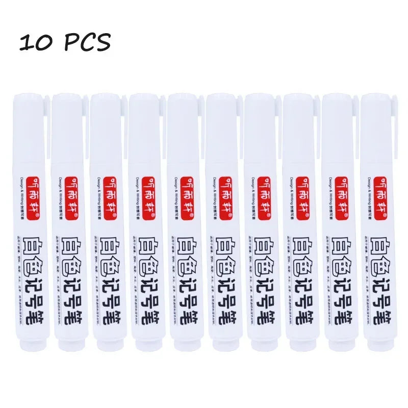 Buy The Best By Artsulli - Art is Long Life Short - 1/12 Pcs Drawing Supplies Oil Marker Permanent White Dot Pens Pen Writting Makers - 2026