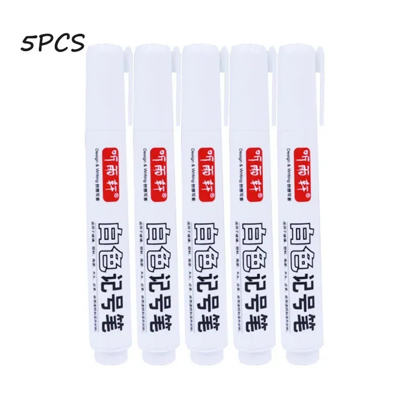Buy The Best By Artsulli - Art is Long Life Short - 1/12 Pcs Drawing Supplies Oil Marker Permanent White Dot Pens Pen Writting Makers - 2026