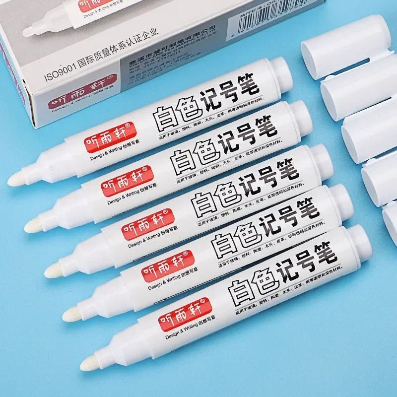 Buy The Best By Artsulli - Art is Long Life Short - 1/12 Pcs Drawing Supplies Oil Marker Permanent White Dot Pens Pen Writting Makers - 2026