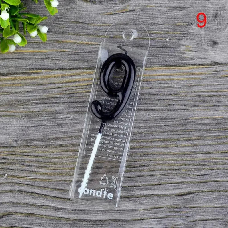 Buy The Best By Artsulli - Art is Long Life Short - 1 2 3 4 5 6 7 8 9 Number Birthday Candles Black Color Kids for Cake Party Supplies