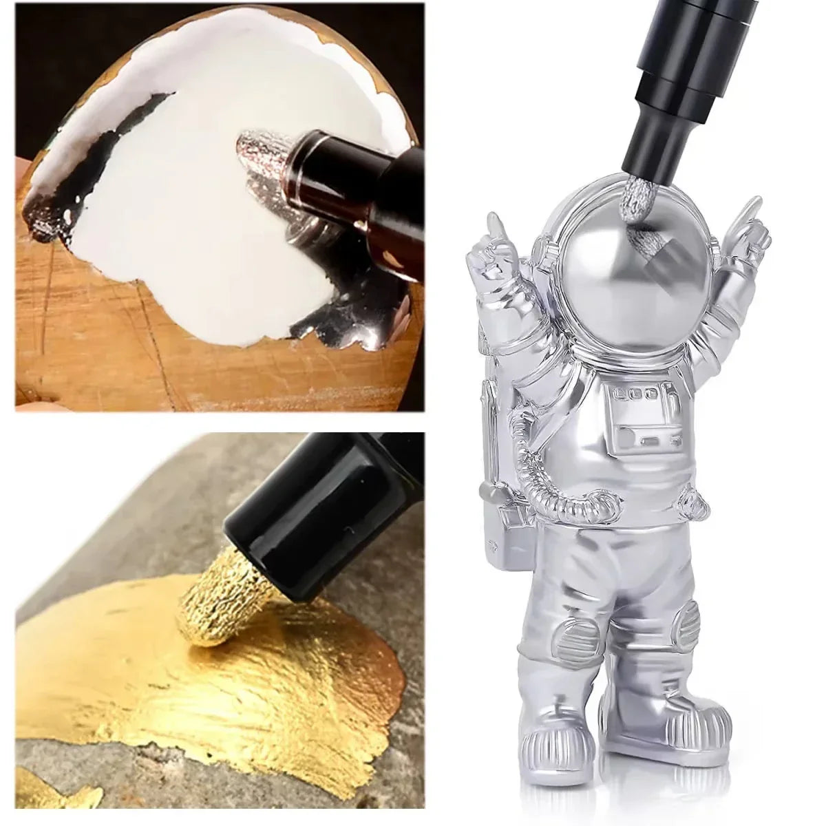 Buy The Best By Artsulli - Art is Long Life Short - 1/2pcs Mirror Marker Pen DIY Reflective Paint Pens Markers Chrome Gold SILVER Signature