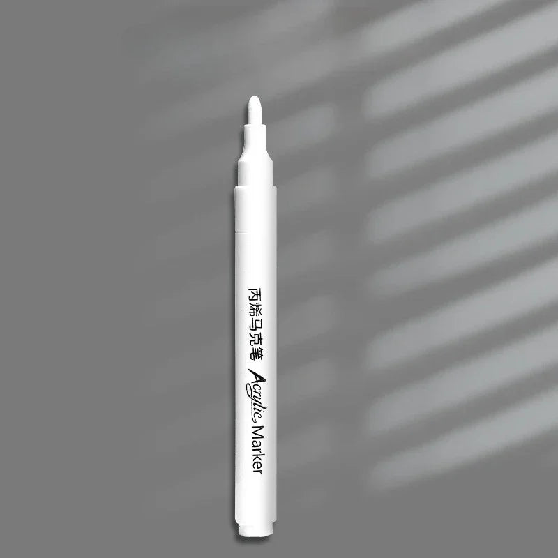 Buy The Best By Artsulli - Art is Long Life Short - 1/3/5 Pcs Student-specific white acrylic marker for sketching highlighting