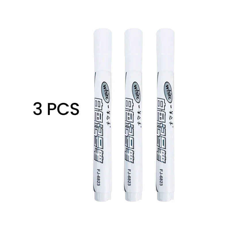 Buy The Best By Artsulli - Art is Long Life Short - 1/3/5 Pcs White Marker Pens 2.0mm Oily Waterproof Gel Pen DIY Graffiti Sketching