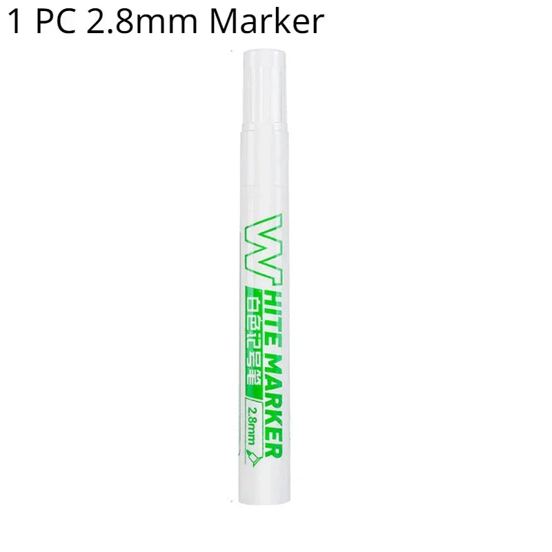 Buy The Best By Artsulli - Art is Long Life Short - 1/3/5 Pcs White Marker Pens 2.0mm Oily Waterproof Gel Pen DIY Graffiti Sketching