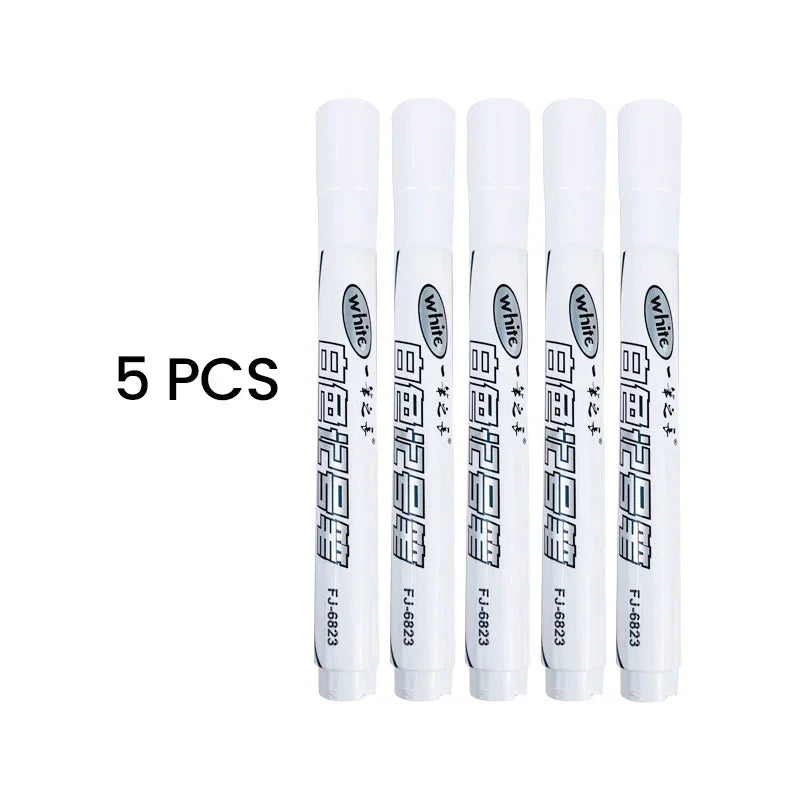 Buy The Best By Artsulli - Art is Long Life Short - 1/3/5 Pcs White Marker Pens 2.0mm Oily Waterproof Gel Pen DIY Graffiti Sketching
