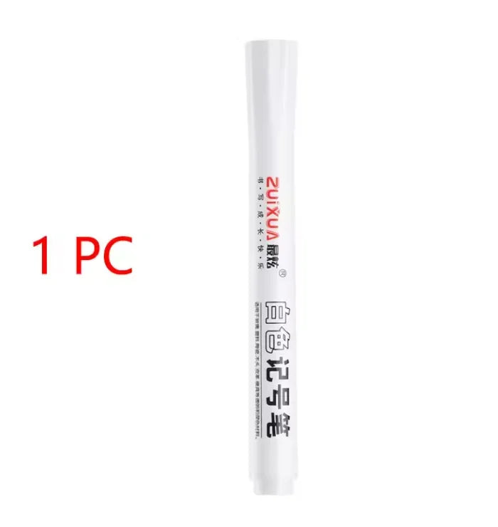 Buy The Best By Artsulli - Art is Long Life Short - 1/3/5 Pcs White Marker Pens 2.0mm Oily Waterproof Gel Pen DIY Graffiti Sketching