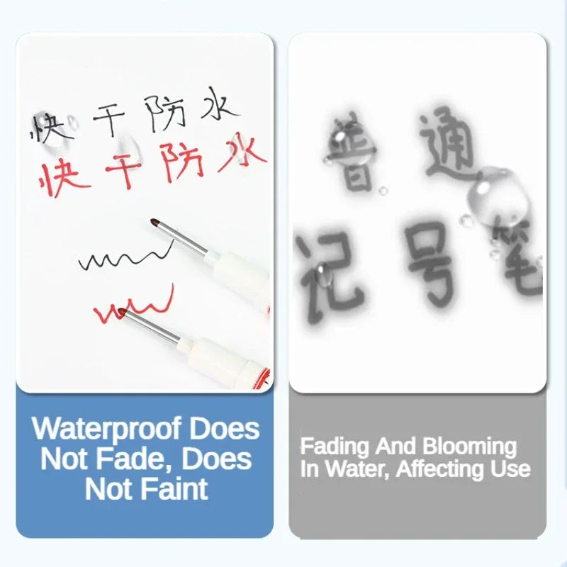 Buy The Best By Artsulli - Art is Long Life Short - 1/5 PCS 20mm Deep Hole Nib Multi-Purpose Head Markers for Metal Perforating Pen