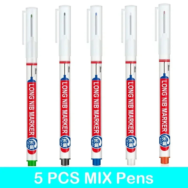 Buy The Best By Artsulli - Art is Long Life Short - 1/5 PCS 20mm Deep Hole Nib Multi-Purpose Head Markers for Metal Perforating Pen