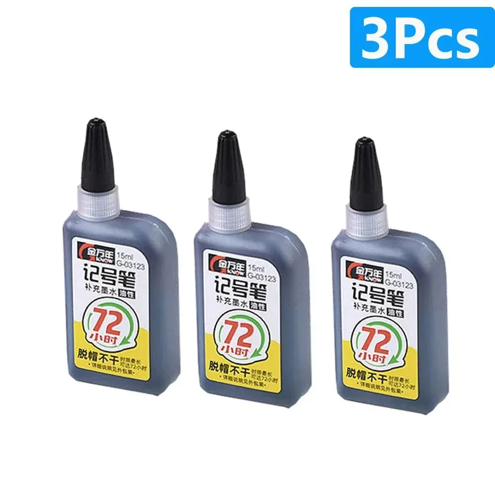 Buy The Best By Artsulli - Art is Long Life Short - 1-6Pcs 45mm Waterproof Head Nib Deep Hole Markers Pen Tile Carpenter Multi-purpose