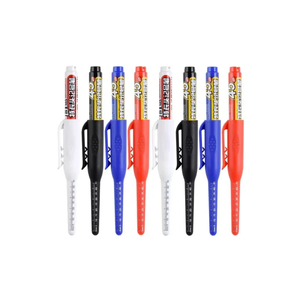 Buy The Best By Artsulli - Art is Long Life Short - 1-6Pcs 45mm Waterproof Head Nib Deep Hole Markers Pen Tile Carpenter Multi-purpose