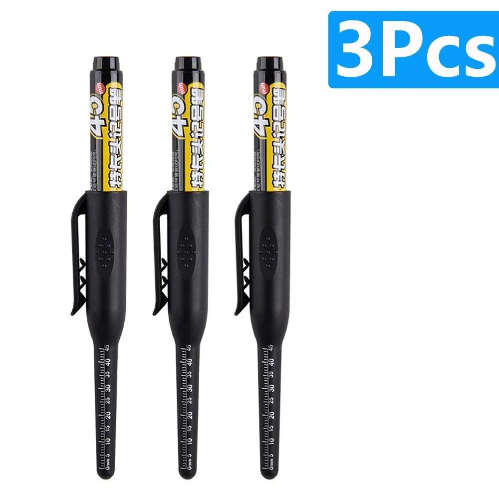 Buy The Best By Artsulli - Art is Long Life Short - 1-6Pcs 45mm Waterproof Head Nib Deep Hole Markers Pen Tile Carpenter Multi-purpose