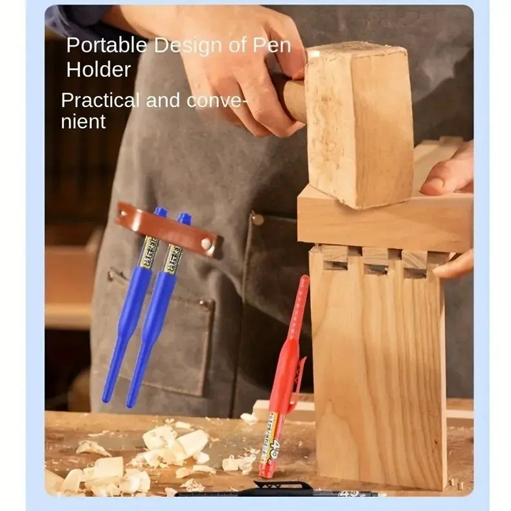 Buy The Best By Artsulli - Art is Long Life Short - 1-6Pcs 45mm Waterproof Head Nib Deep Hole Markers Pen Tile Carpenter Multi-purpose