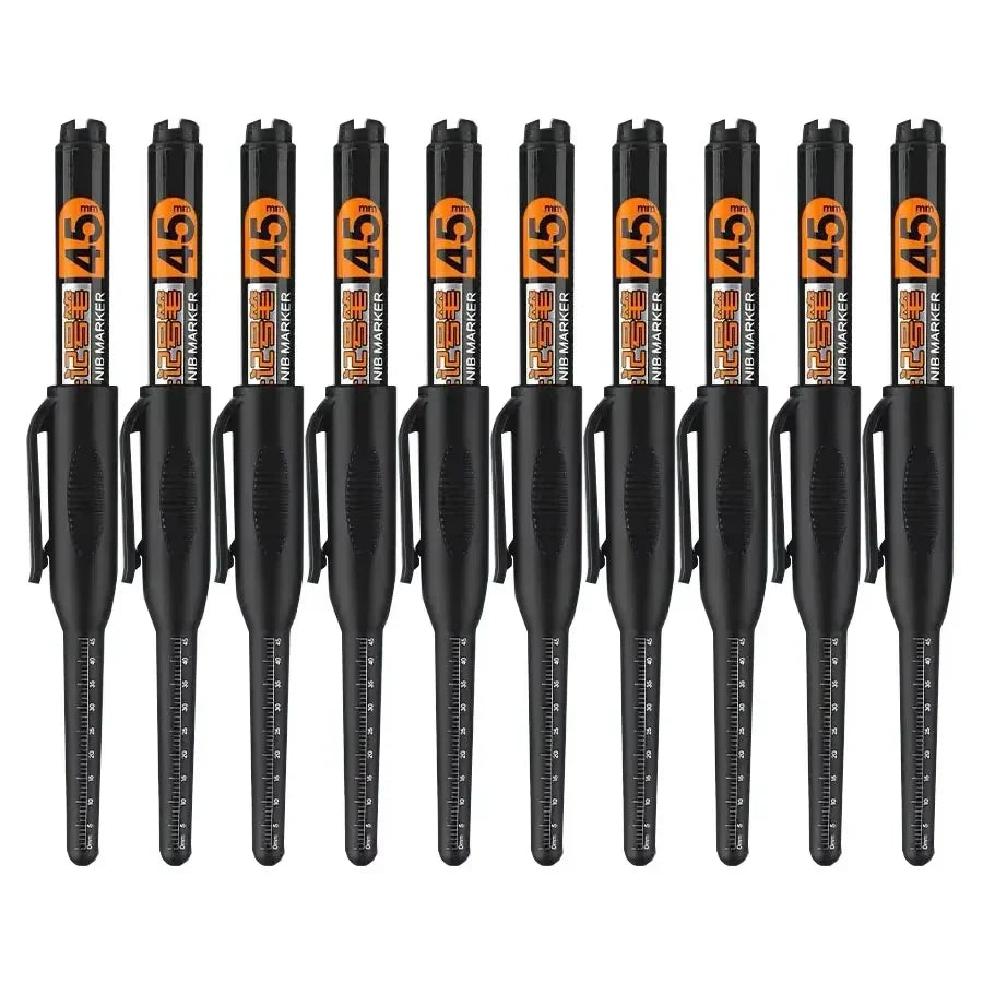Buy The Best By Artsulli - Art is Long Life Short - 1-6Pcs 45mm Waterproof Head Nib Deep Hole Markers Pen Tile Carpenter Multi-purpose
