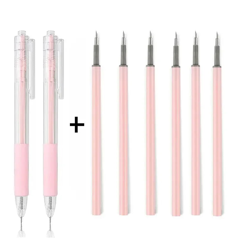 Buy The Best By Artsulli - Art is Long Life Short - 1-8pcs/Set Utility Knife Pen Refill Stickers Scrapbooking Cutting Tool Express Box