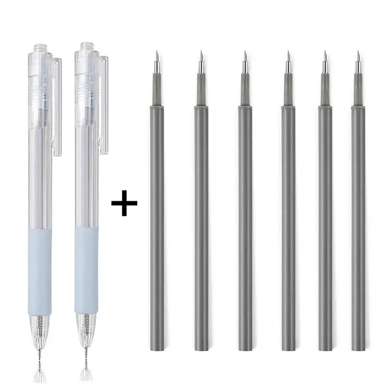 Buy The Best By Artsulli - Art is Long Life Short - 1-8pcs/Set Utility Knife Pen Refill Stickers Scrapbooking Cutting Tool Express Box