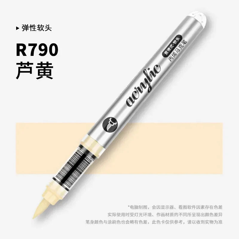 Buy The Best By Artsulli - Art is Long Life Short - 1 PC 120 Acrylic Markers Paint Pens Brush Tip For Rock Painting Wood Canvas School