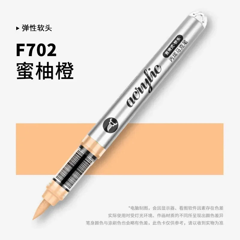 Buy The Best By Artsulli - Art is Long Life Short - 1 PC 120 Acrylic Markers Paint Pens Brush Tip For Rock Painting Wood Canvas School