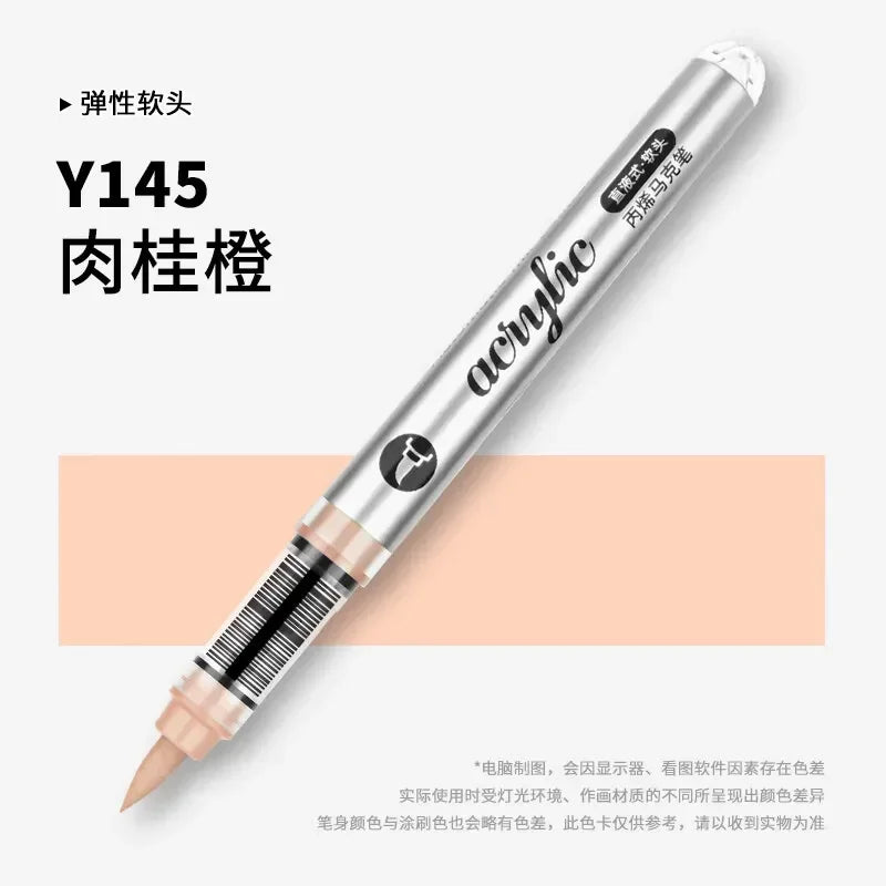 Buy The Best By Artsulli - Art is Long Life Short - 1 PC 120 Acrylic Markers Paint Pens Brush Tip For Rock Painting Wood Canvas School