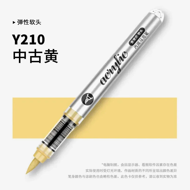 Buy The Best By Artsulli - Art is Long Life Short - 1 PC 120 Acrylic Markers Paint Pens Brush Tip For Rock Painting Wood Canvas School