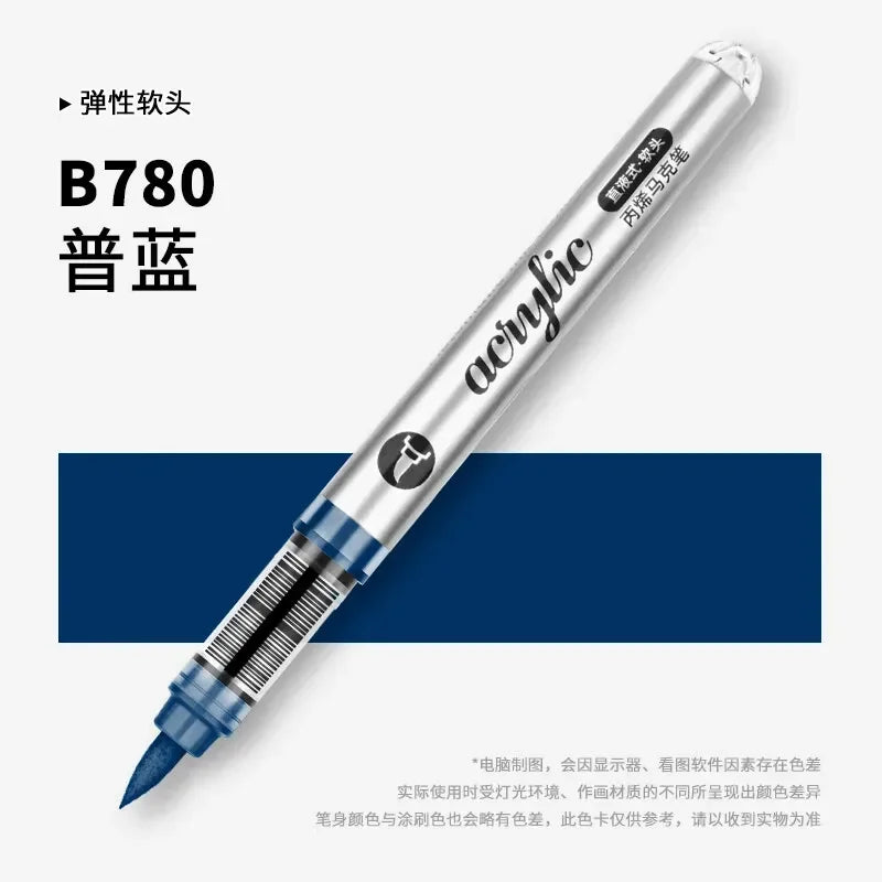 Buy The Best By Artsulli - Art is Long Life Short - 1 PC 120 Acrylic Markers Paint Pens Brush Tip For Rock Painting Wood Canvas School