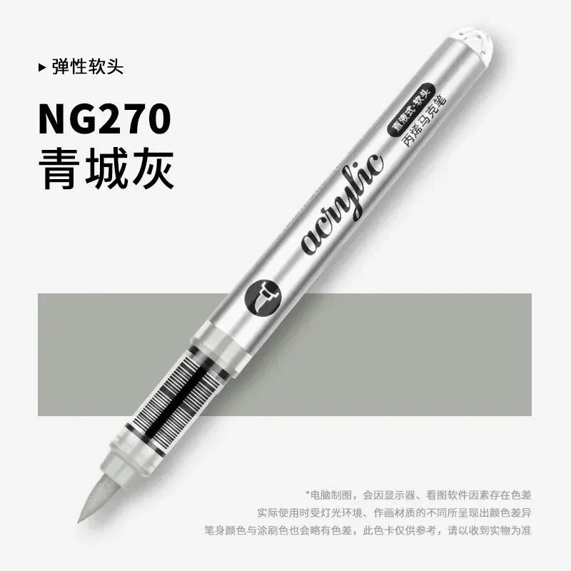 Buy The Best By Artsulli - Art is Long Life Short - 1 PC 120 Acrylic Markers Paint Pens Brush Tip For Rock Painting Wood Canvas School